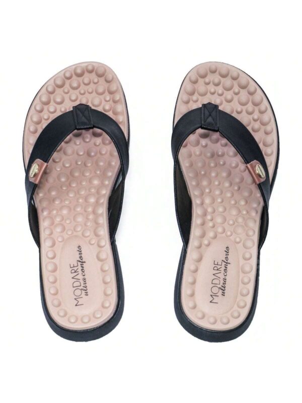 Modare Chinelo Feminino Ortopédico Modare Ultraconforto Palmilha Massageadora Fascite Esporão - Imagem 4