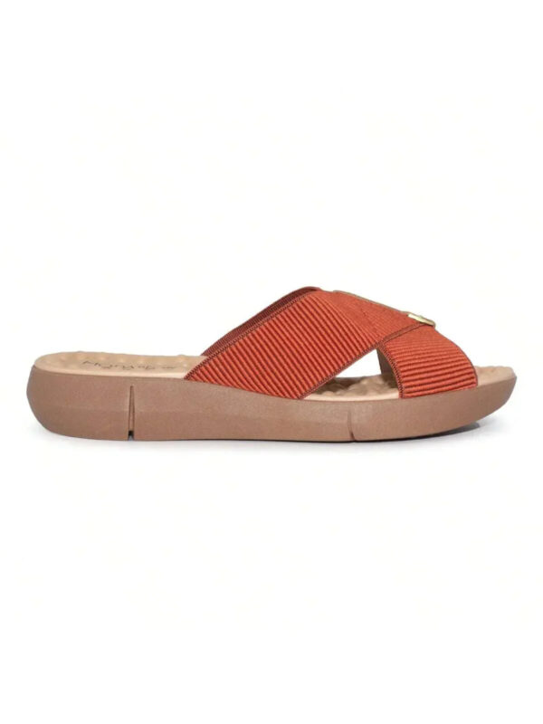 Modare Tamanco Modare Feminino Elástico Canelado/Napa Sense Flex