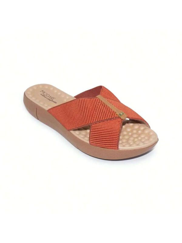 Modare Tamanco Modare Feminino Elástico Canelado/Napa Sense Flex - Imagem 2