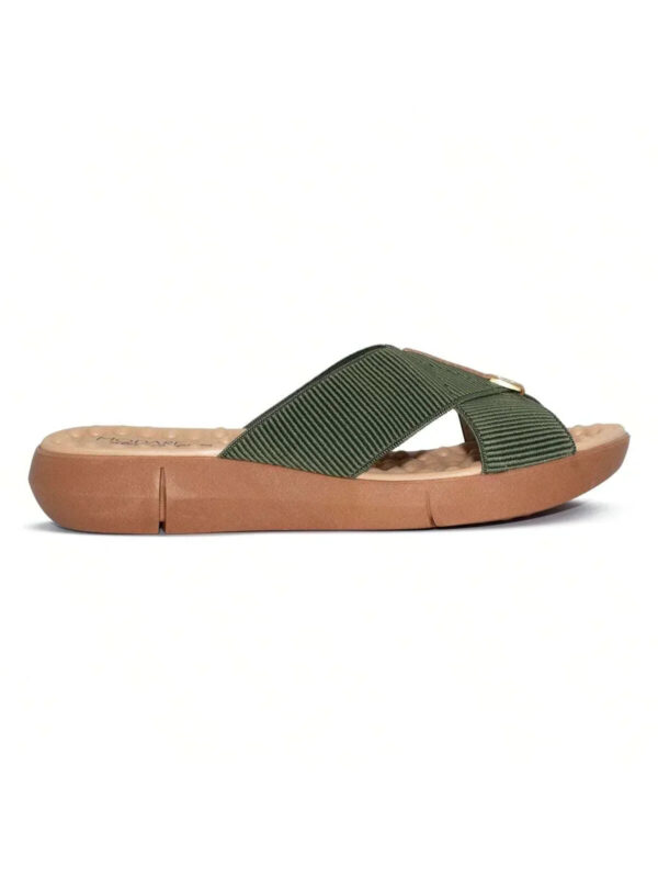 Tamanco Modare Feminino Elástico Canelado/Napa Sense Flex