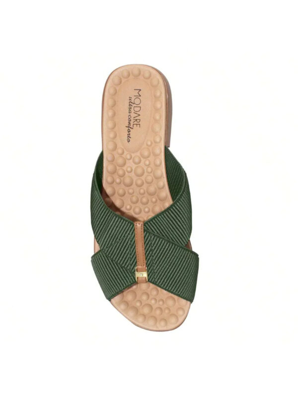 Tamanco Modare Feminino Elástico Canelado/Napa Sense Flex - Imagem 3