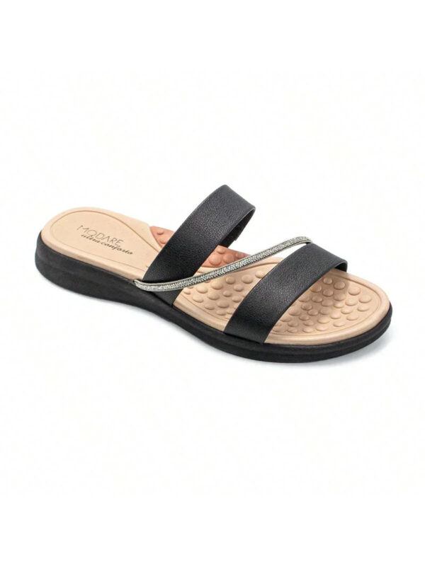 Modare Tamanco Modare Feminino Napa Floather Nature Tira Florença - Imagem 6