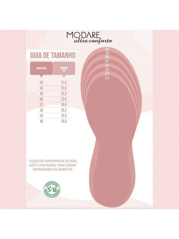 Tênis Slip On Feminino Modare Ultraconforto Gel Tech Bolhas - Imagem 7