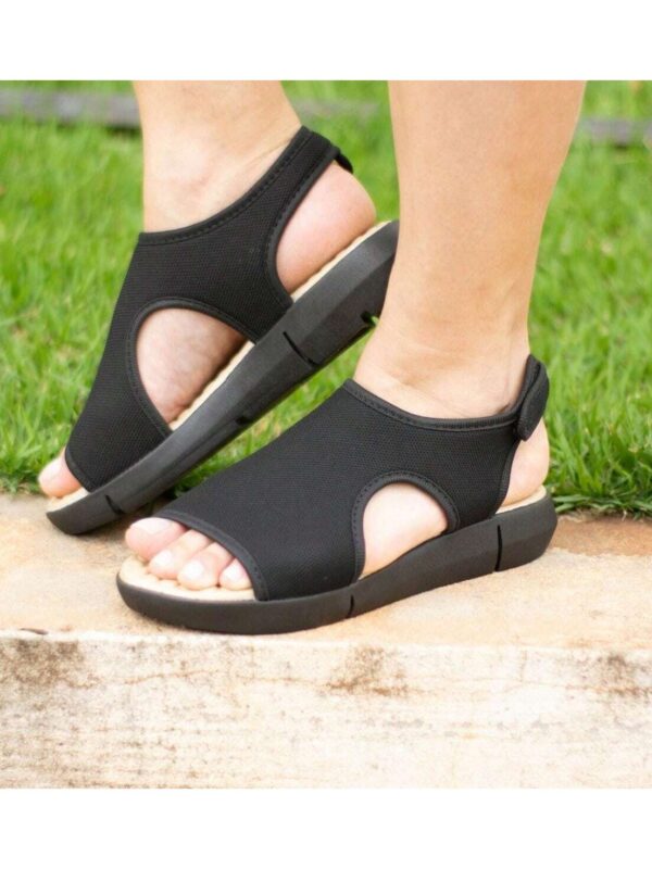 Modare Kit 2 pares Sandália Chinelo Feminino Esporão Chinela Tamanco Ortopédico Massageador - Imagem 5