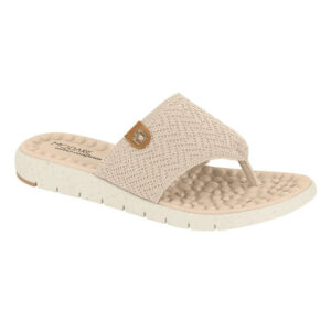 Modare Chinelo Ortopédico Modare Com Esfera Massageadora e Tecido Knit Feminino