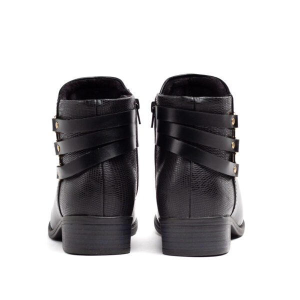 Bota Feminina Modare Cano Curto com Tiras Preto - Imagem 2