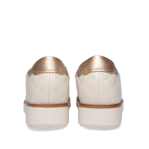 Mocassim Feminino Modare Napa Matelassê Off White - Imagem 3