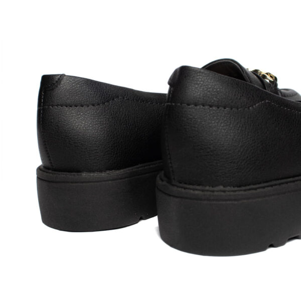 Mocassim Feminino Modare com Detalhe Dourado Preto - Imagem 3