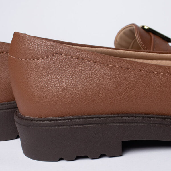 Sapato Mocassim Feminino Modare Napa Floather com Fivela Avelã - Imagem 4