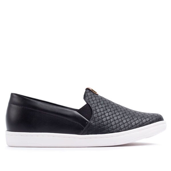 Tênis Feminino Modare Slip On Tressê Preto