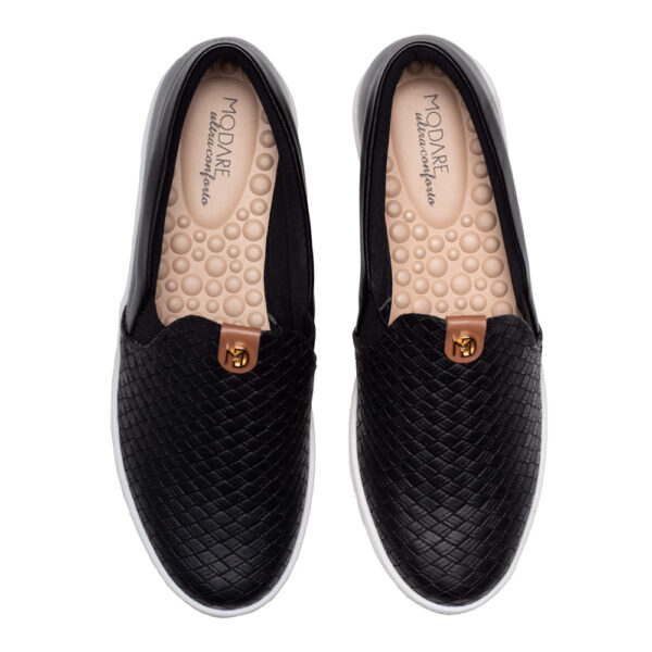 Tênis Feminino Modare Slip On Tressê Preto - Imagem 4