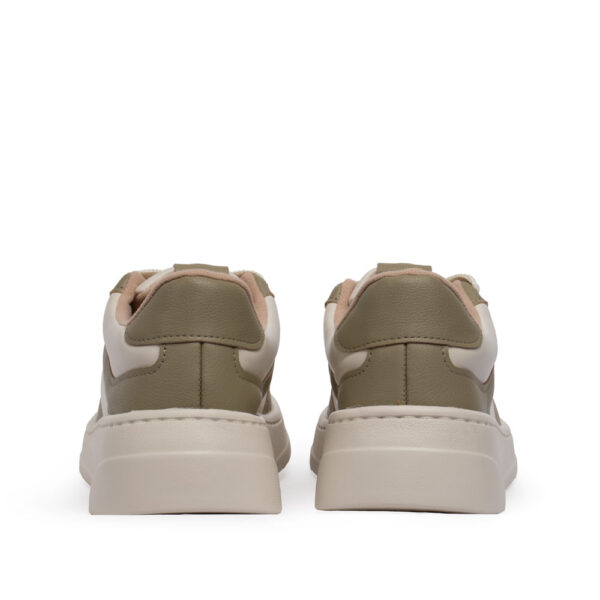 Tênis Feminino Modare com Recortes Off White/verde - Imagem 4